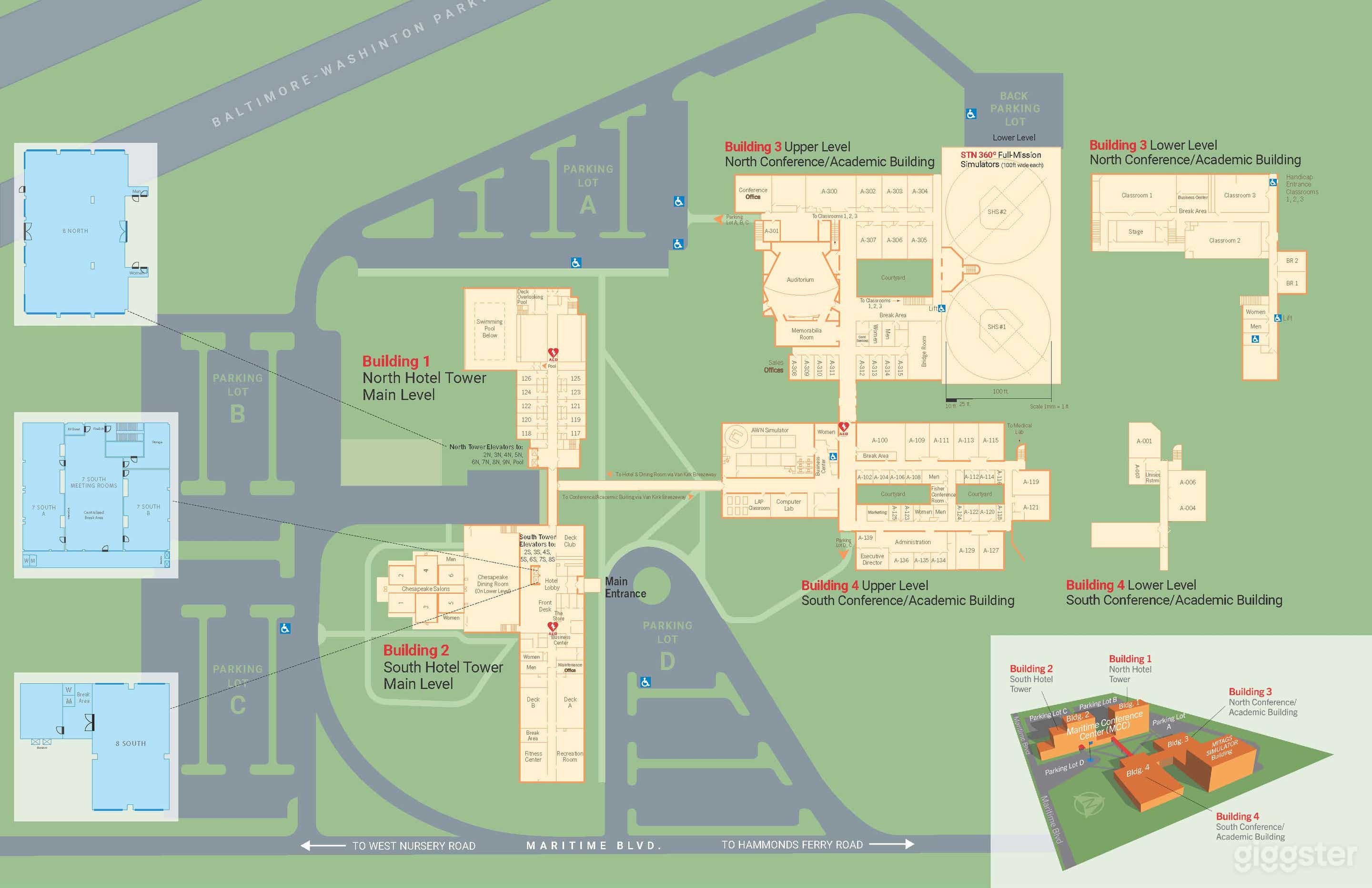 Conference Center w/ auditorium, meeting space, guest rooms Photo 2