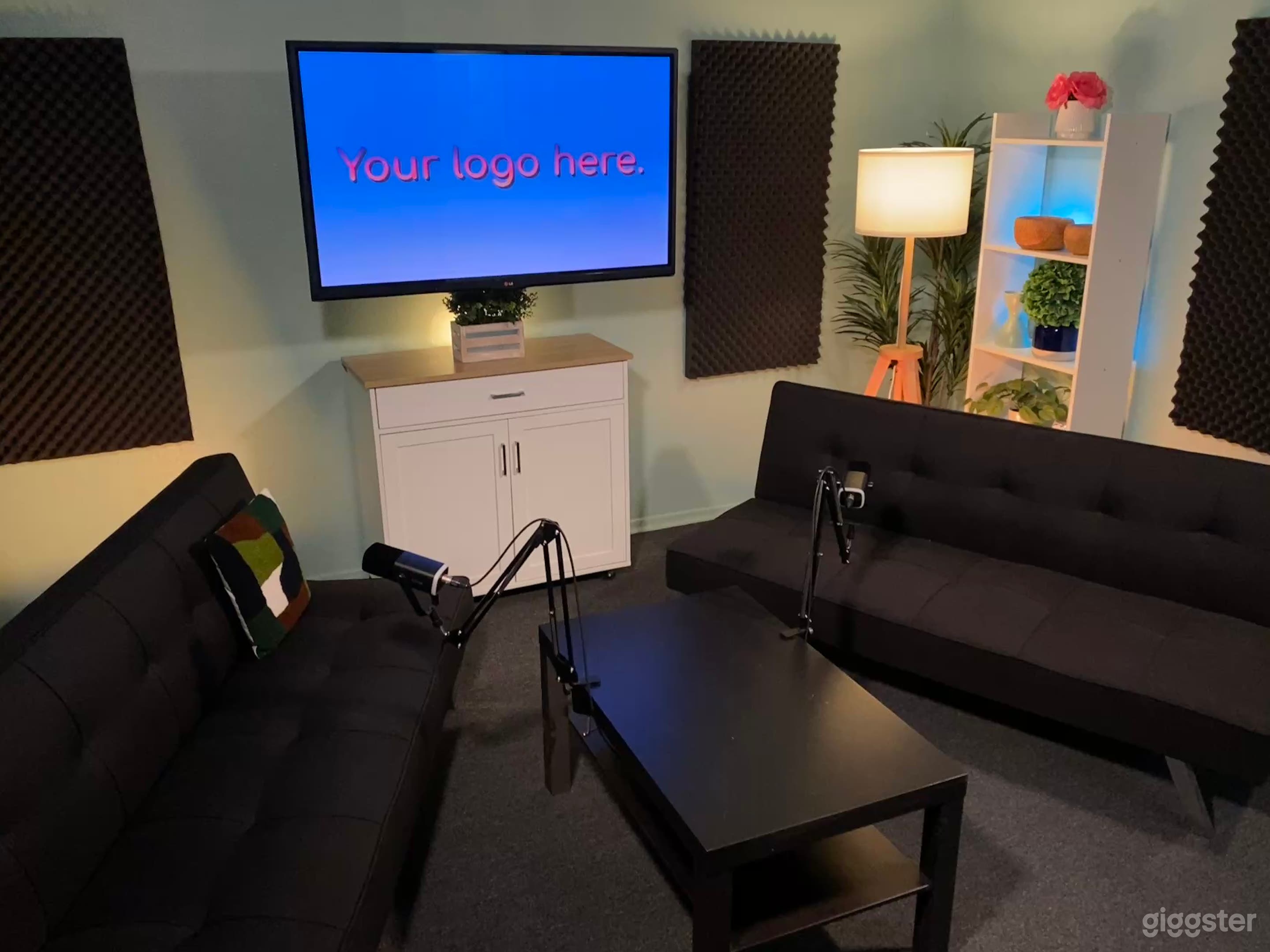 Clean, Comfortable and Cozy Podcast Space Photo 2
