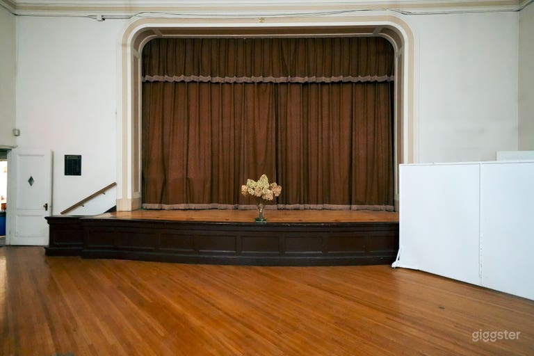  Auditorium with Balcony and Retro Gymnasium 