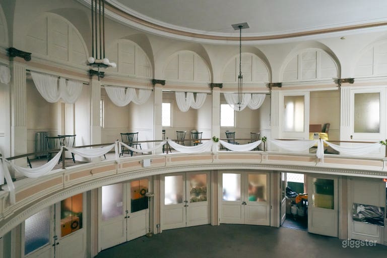  Auditorium with Balcony and Retro Gymnasium 