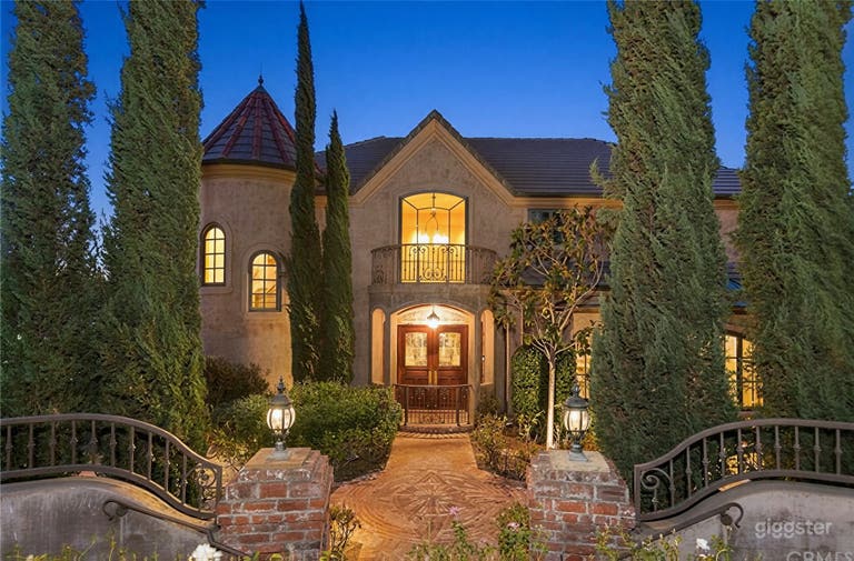  Private European Estate in North Tustin 