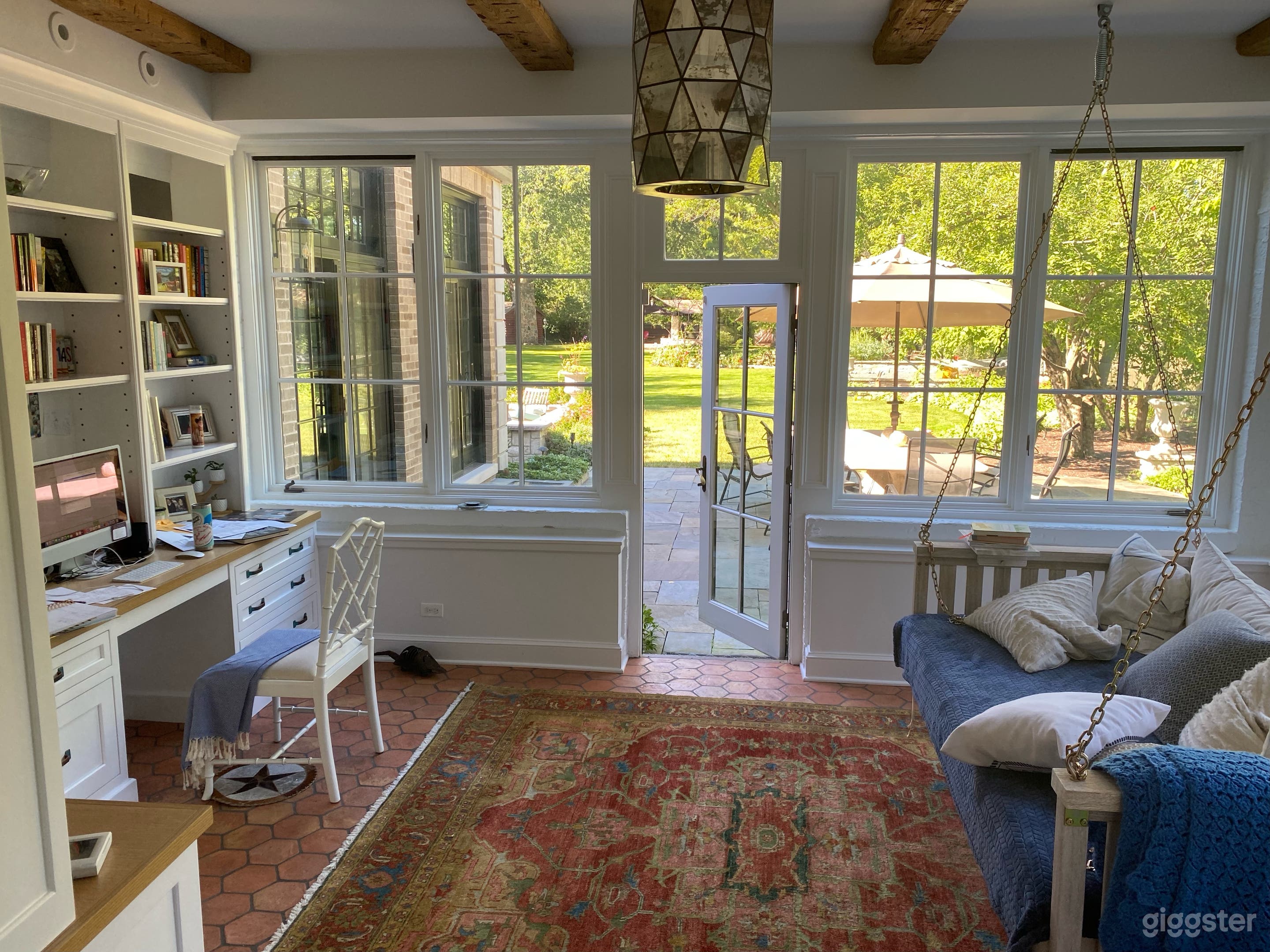 First Floor Sunroom/office