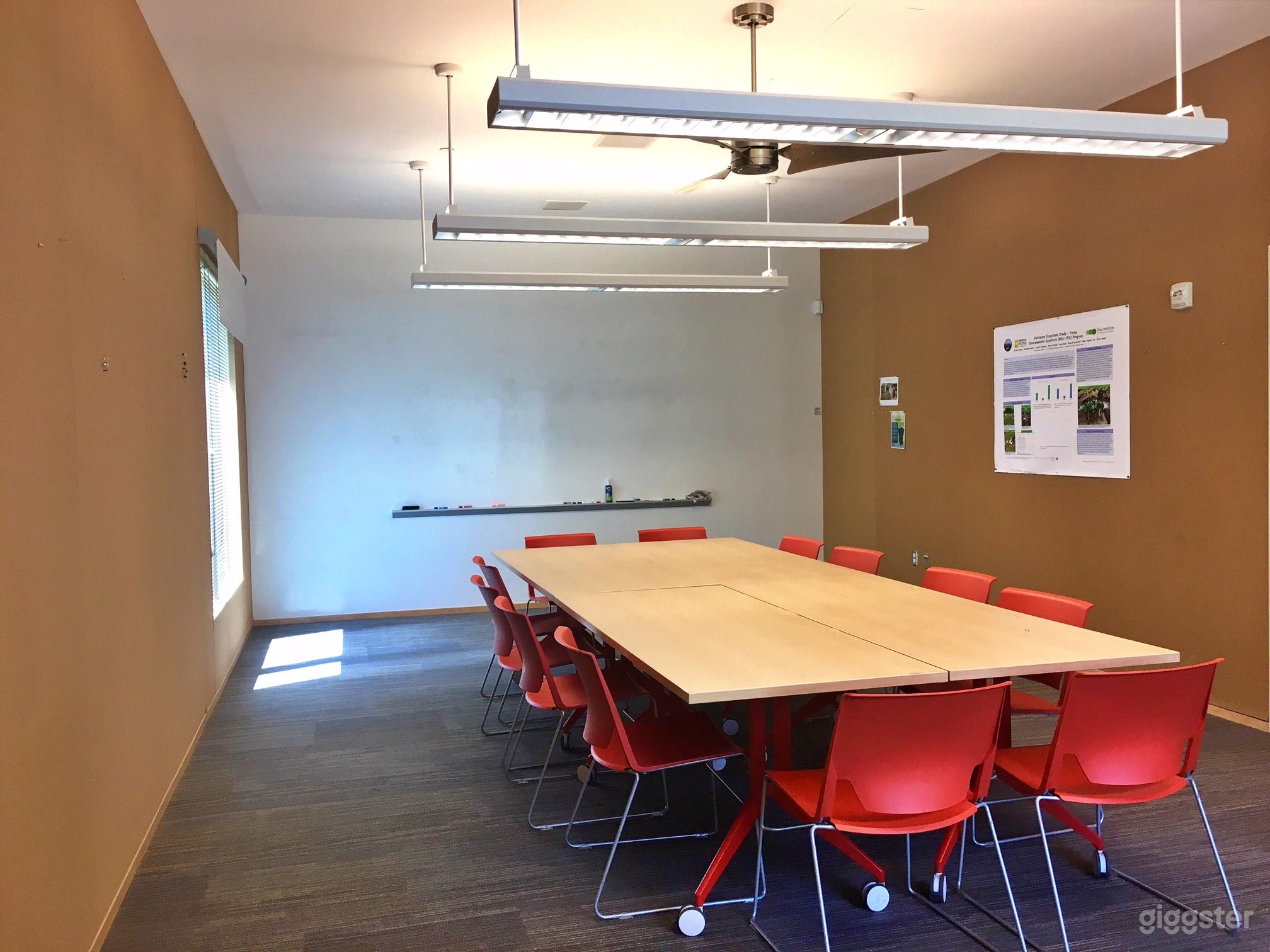 View of White Board Wall