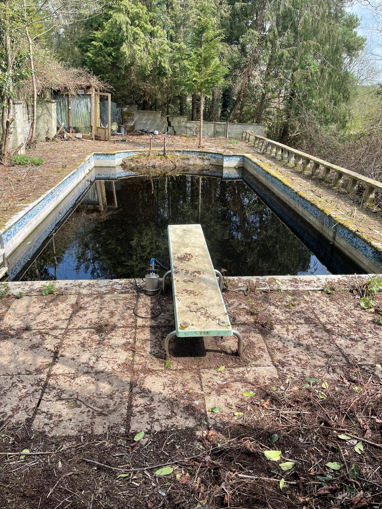  Dilapidated pool 
