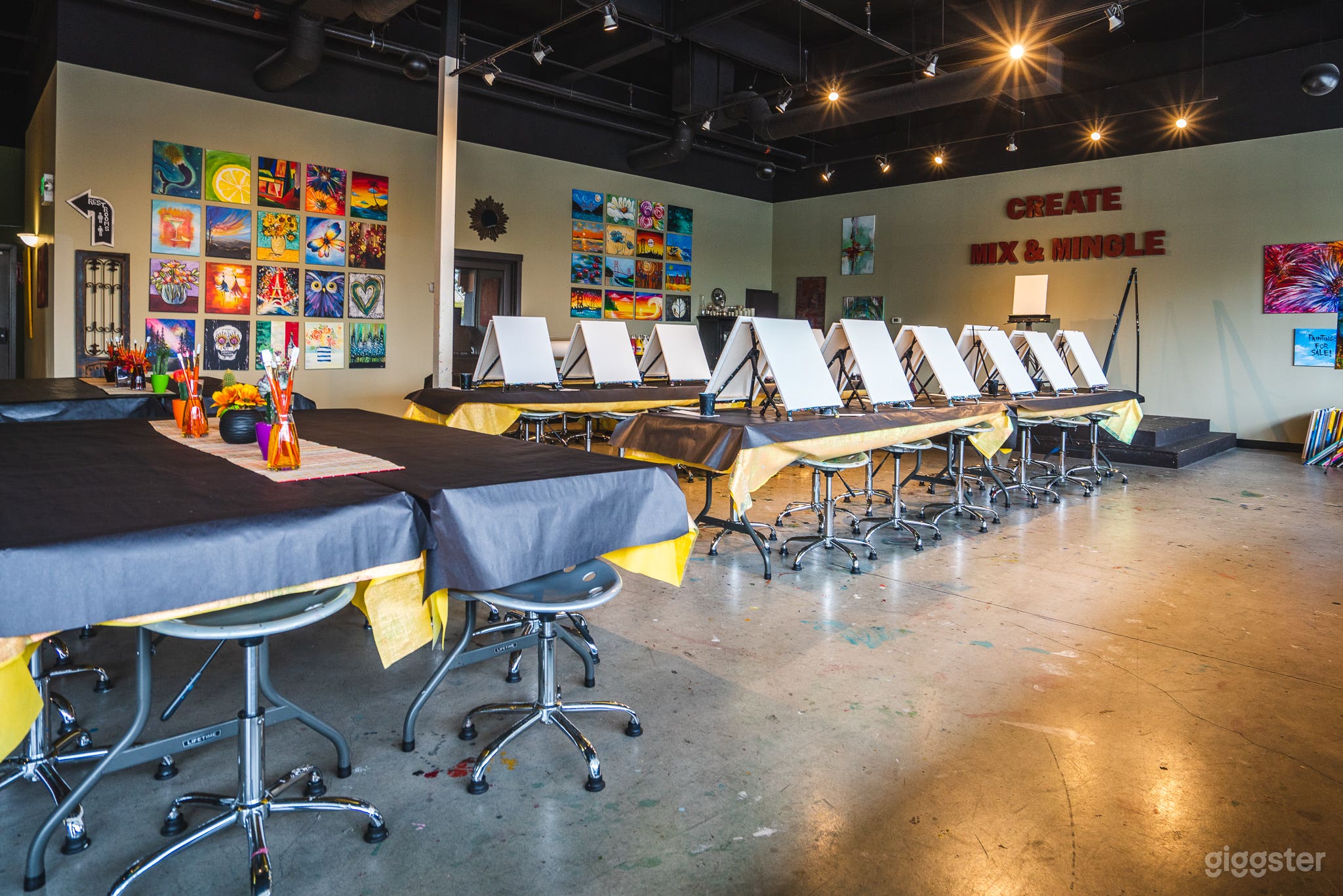 Large Studio With Catering Tables