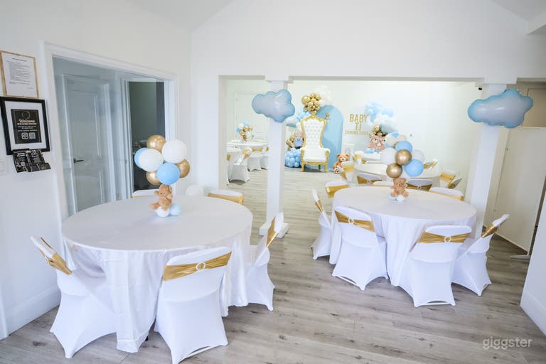  Wide open concept venue 