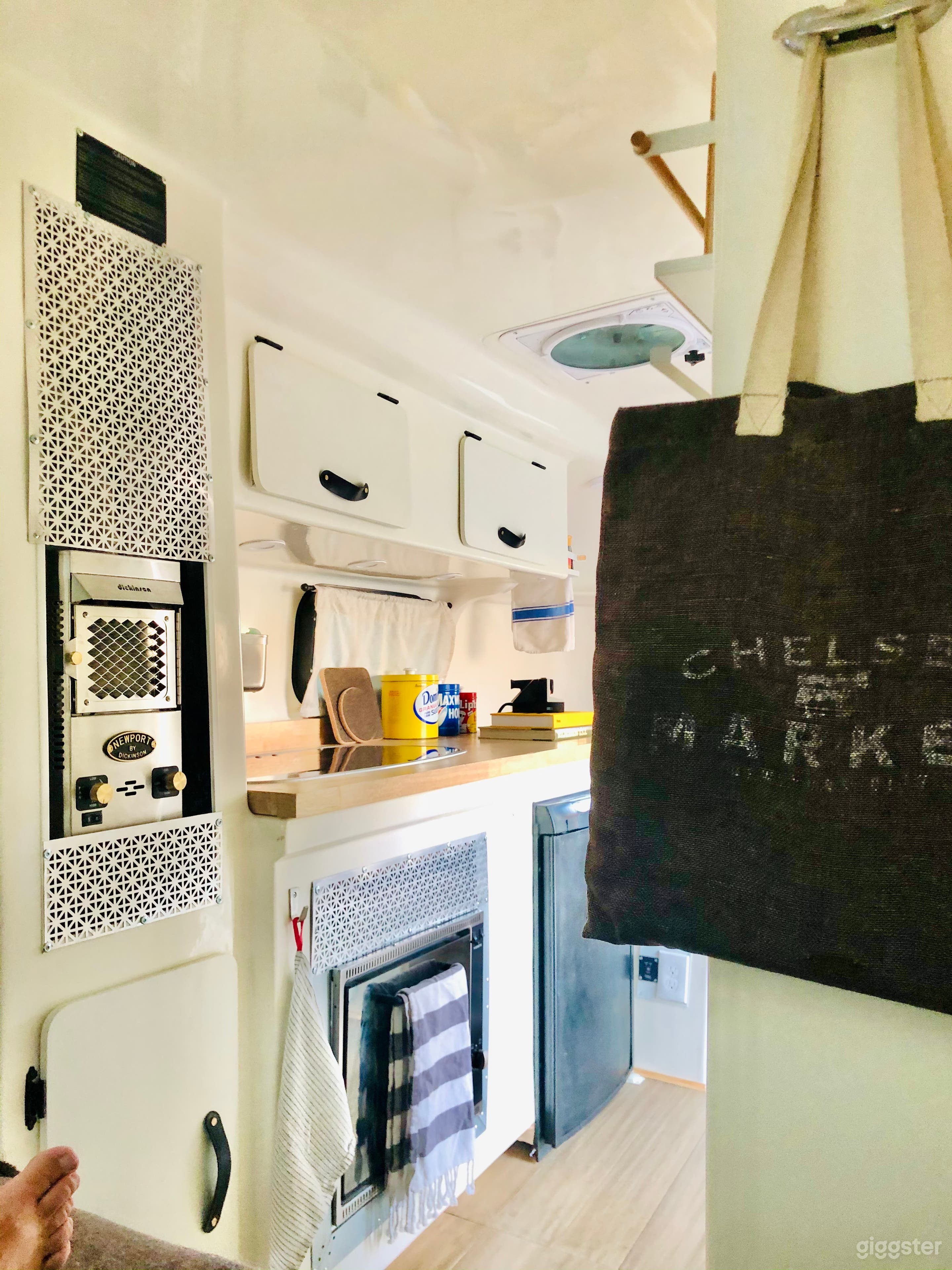 Kitchen view from main bedroom.