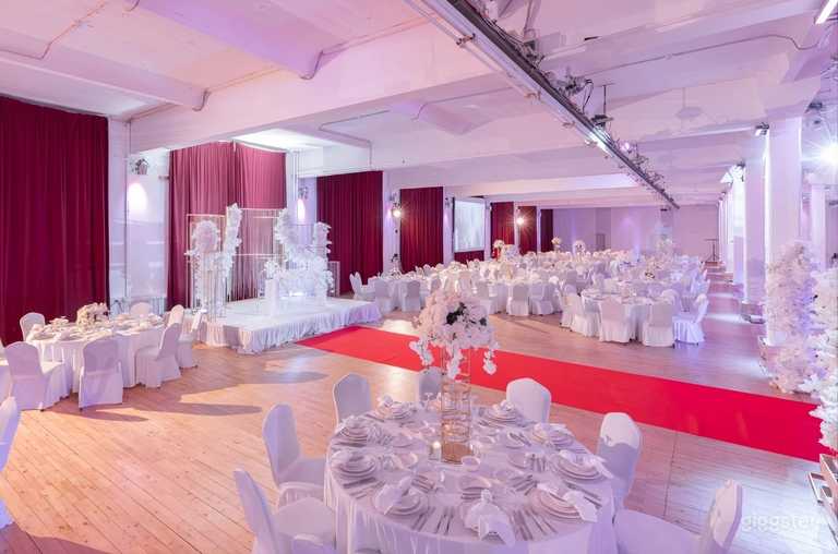  Light-flooded hall with brick facade in Berlin 