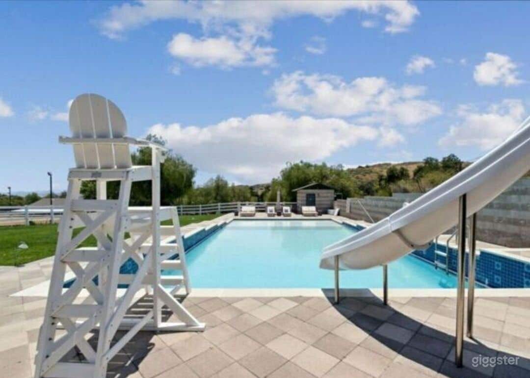 Charming Rustic Elegance Poolside Escape Photo 2