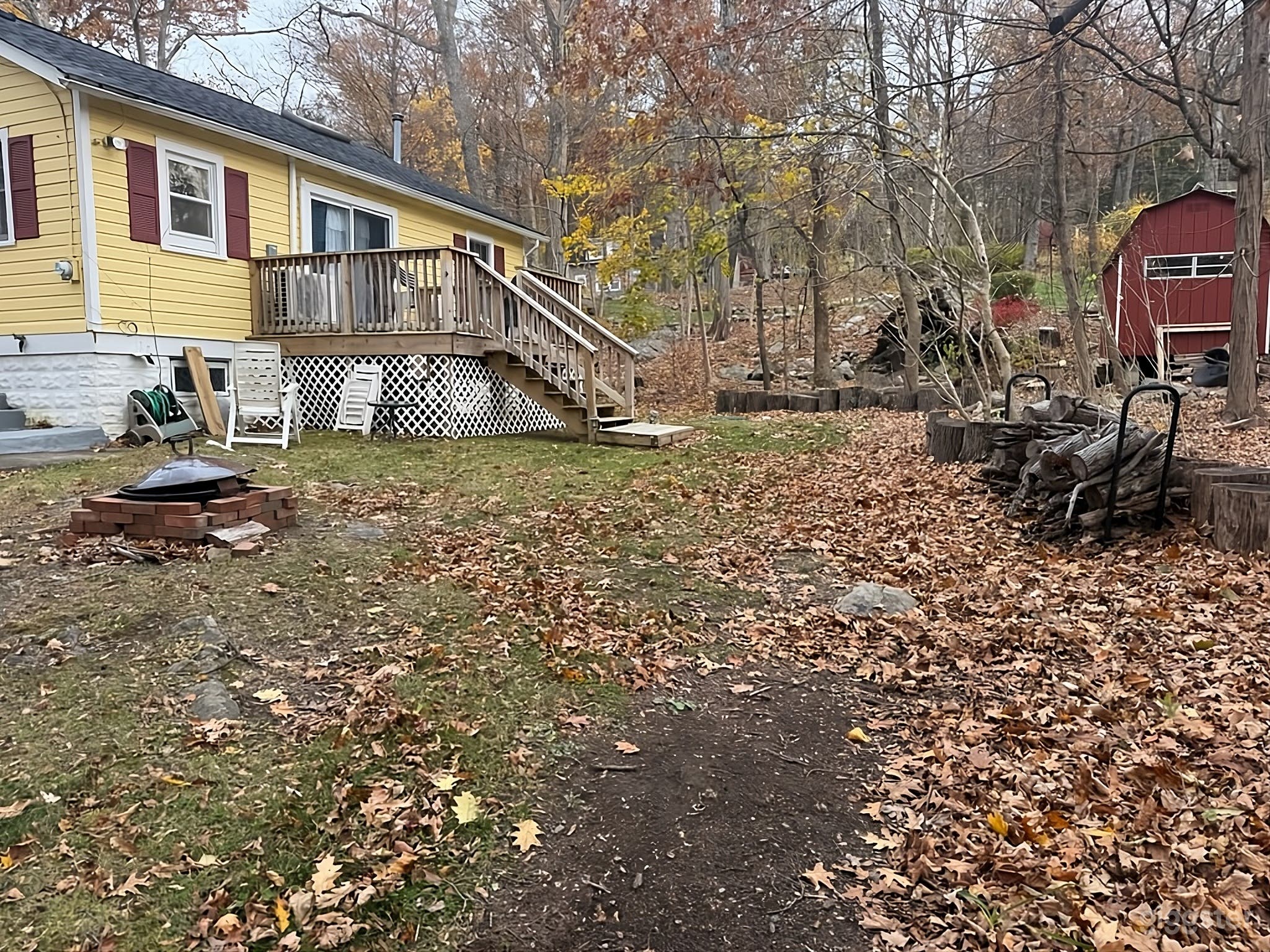 Rustic Woodland Backyard Retreat Photo 2