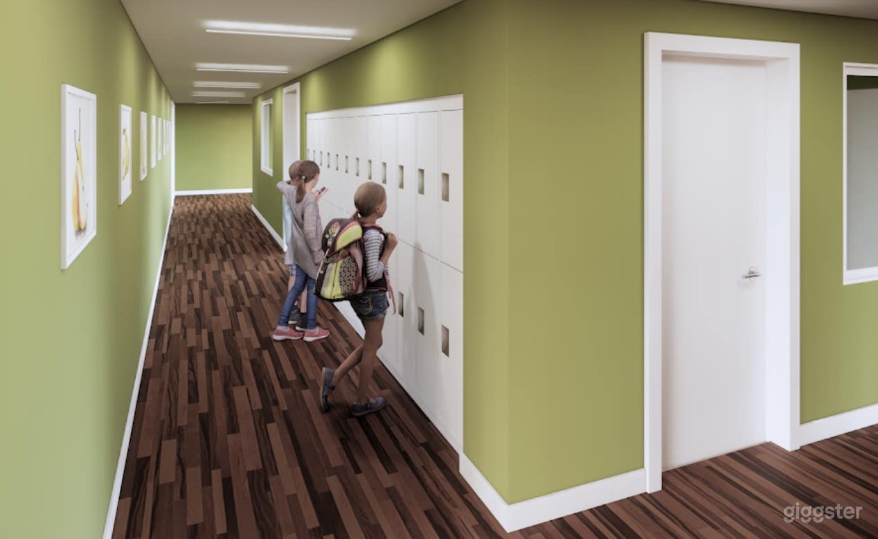 Hallway and Locker Room Area Photo 4