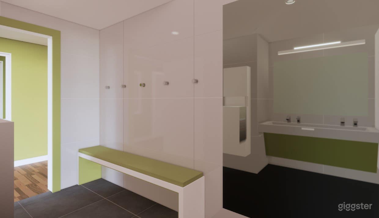 Hallway and Locker Room Area Photo 3