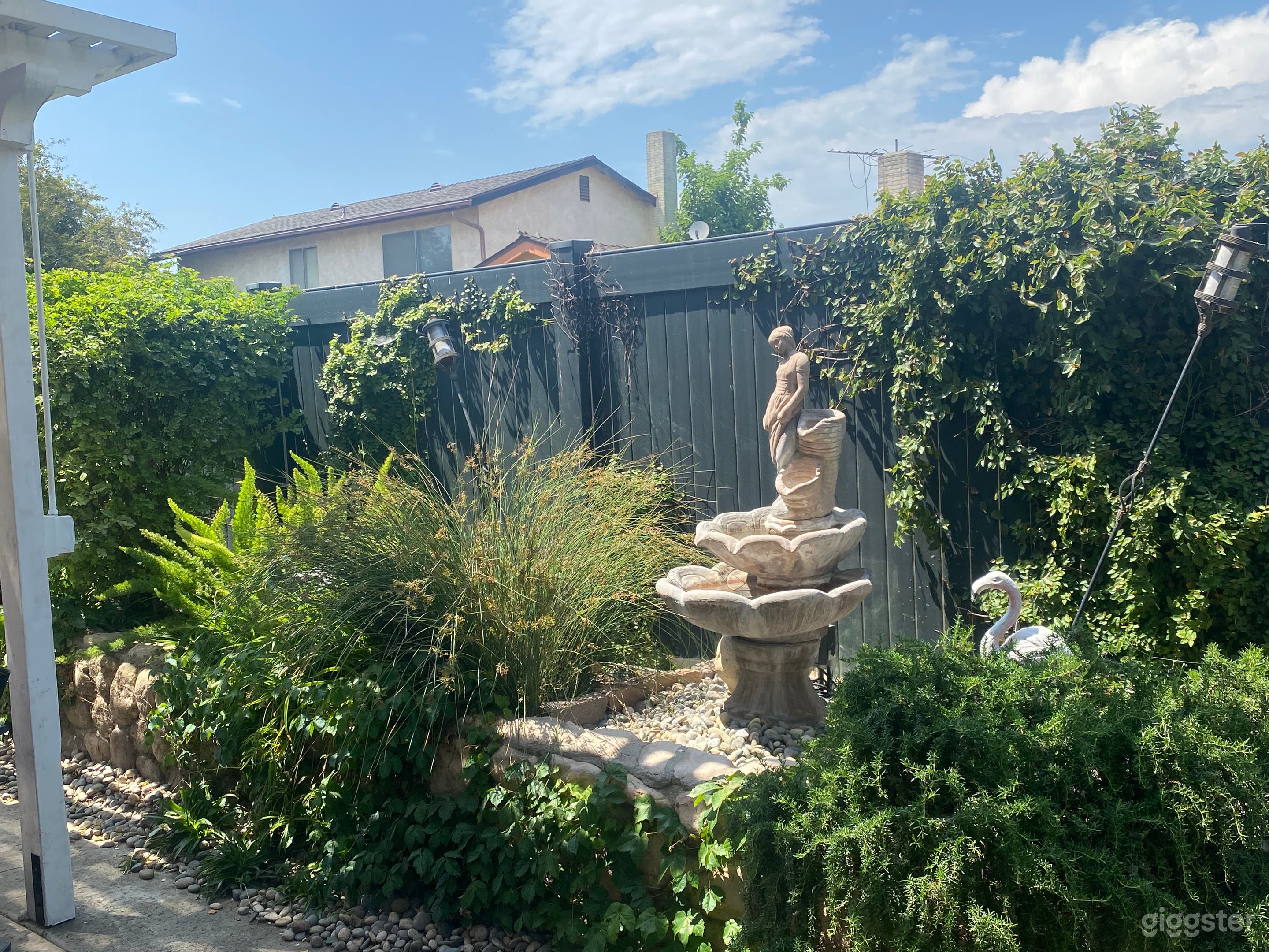 Tropical lush setting. Beautiful yard  Photo 4