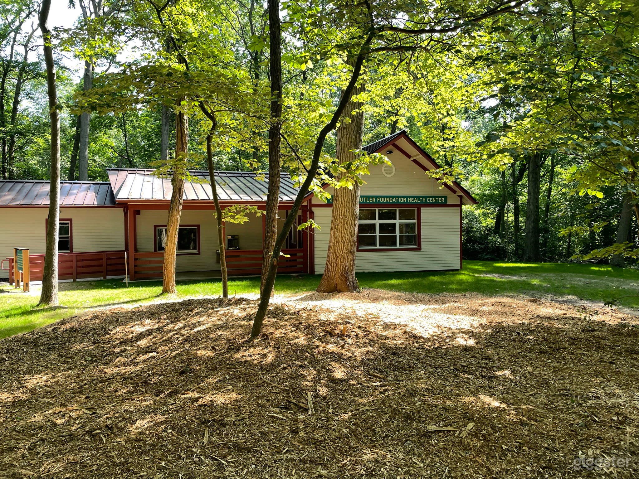 Modern first aid station with treatment rooms