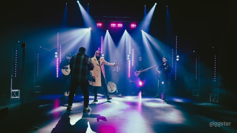  Black Box Soundstage with Pro Stage Lighting! 