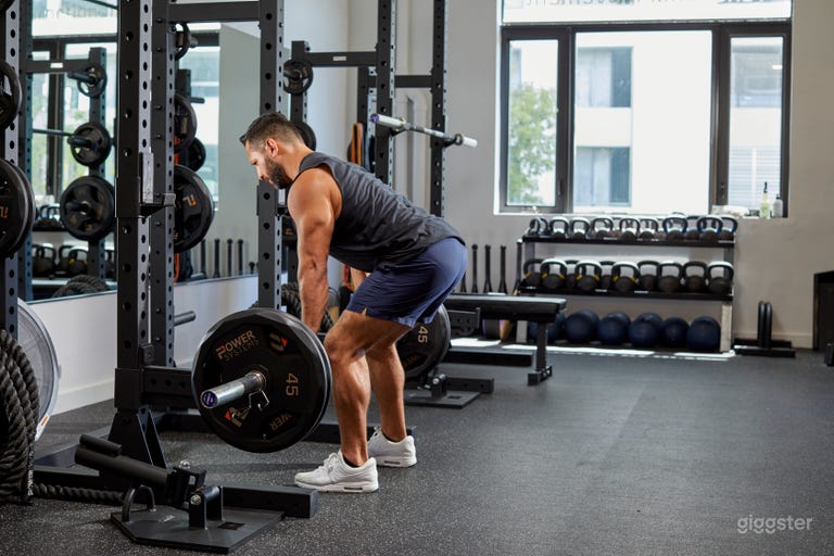  The Training Room is a 910 sq. ft that is part black rubber and black artificial turf and has state of the art training equipment. 