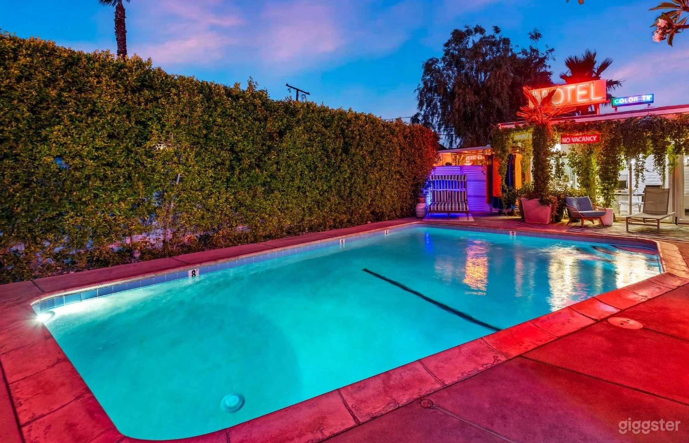 Neon Pool Paradise Photo 1