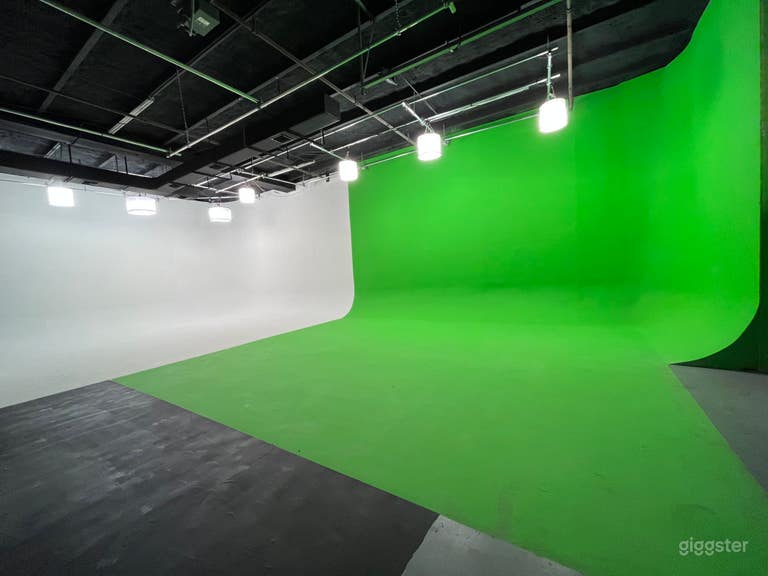  Estudio de pantalla verde completa de 30' x 25' 