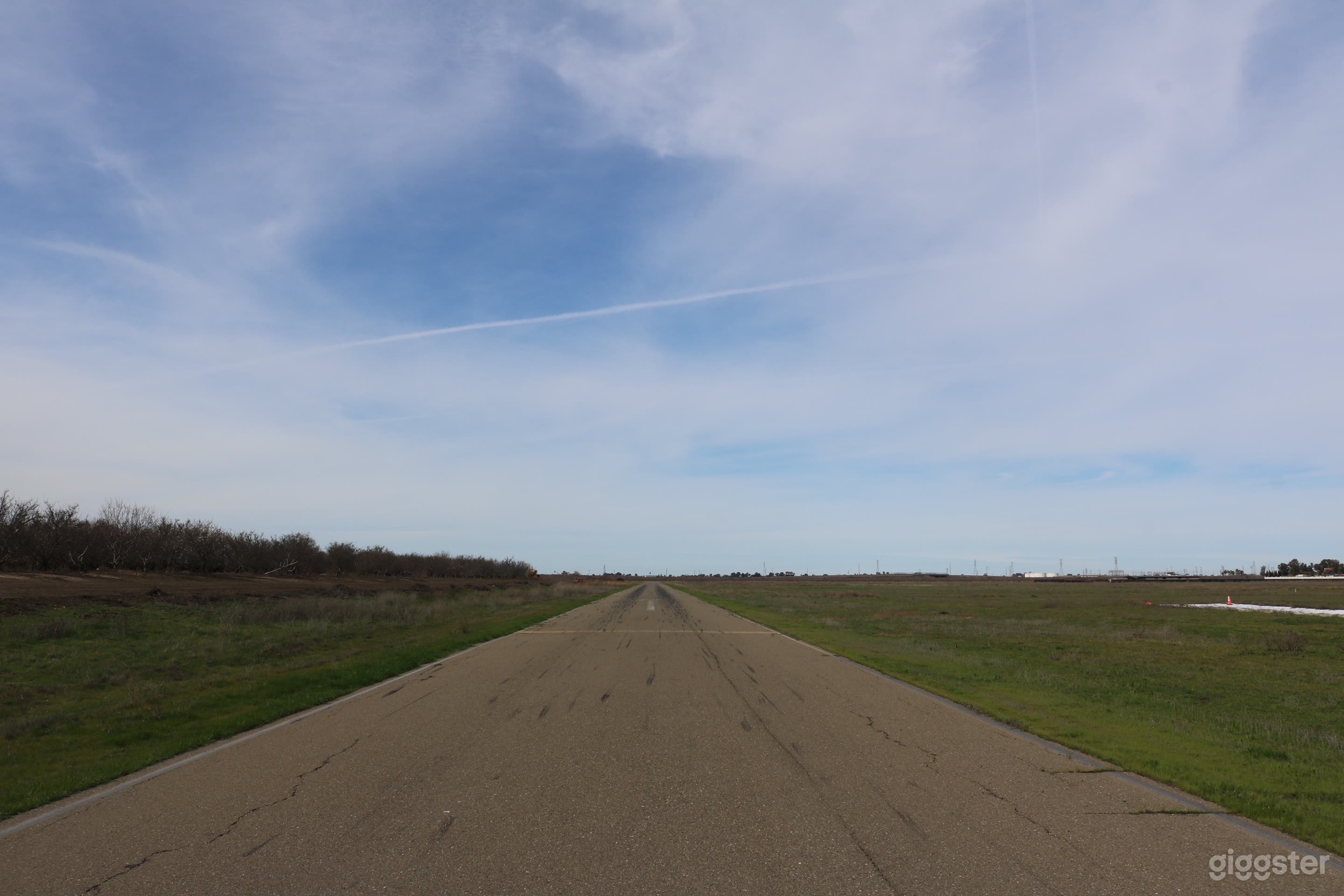 Our 2500 x 30 ft paved runway