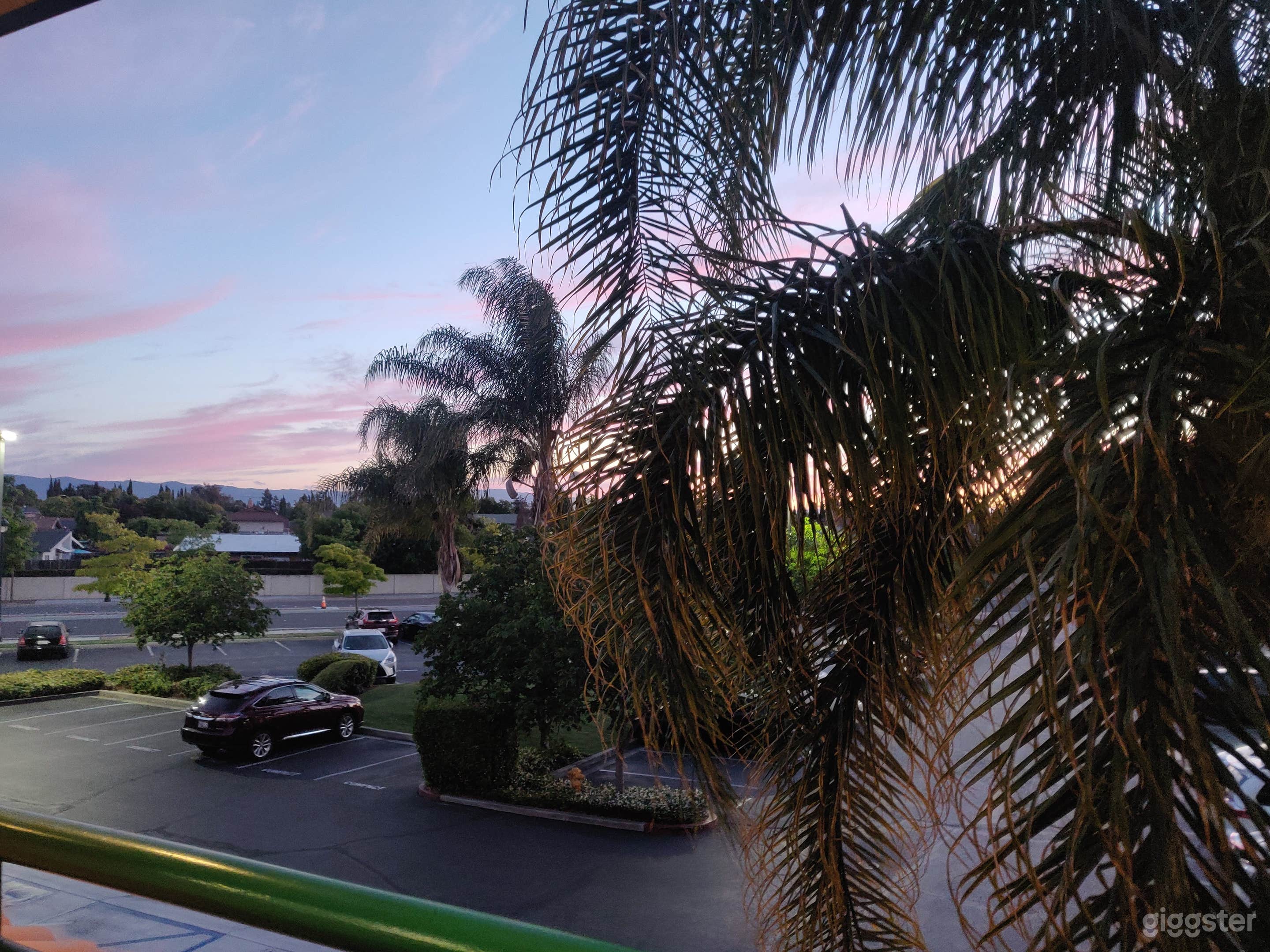 Balcony View and Parking Lot