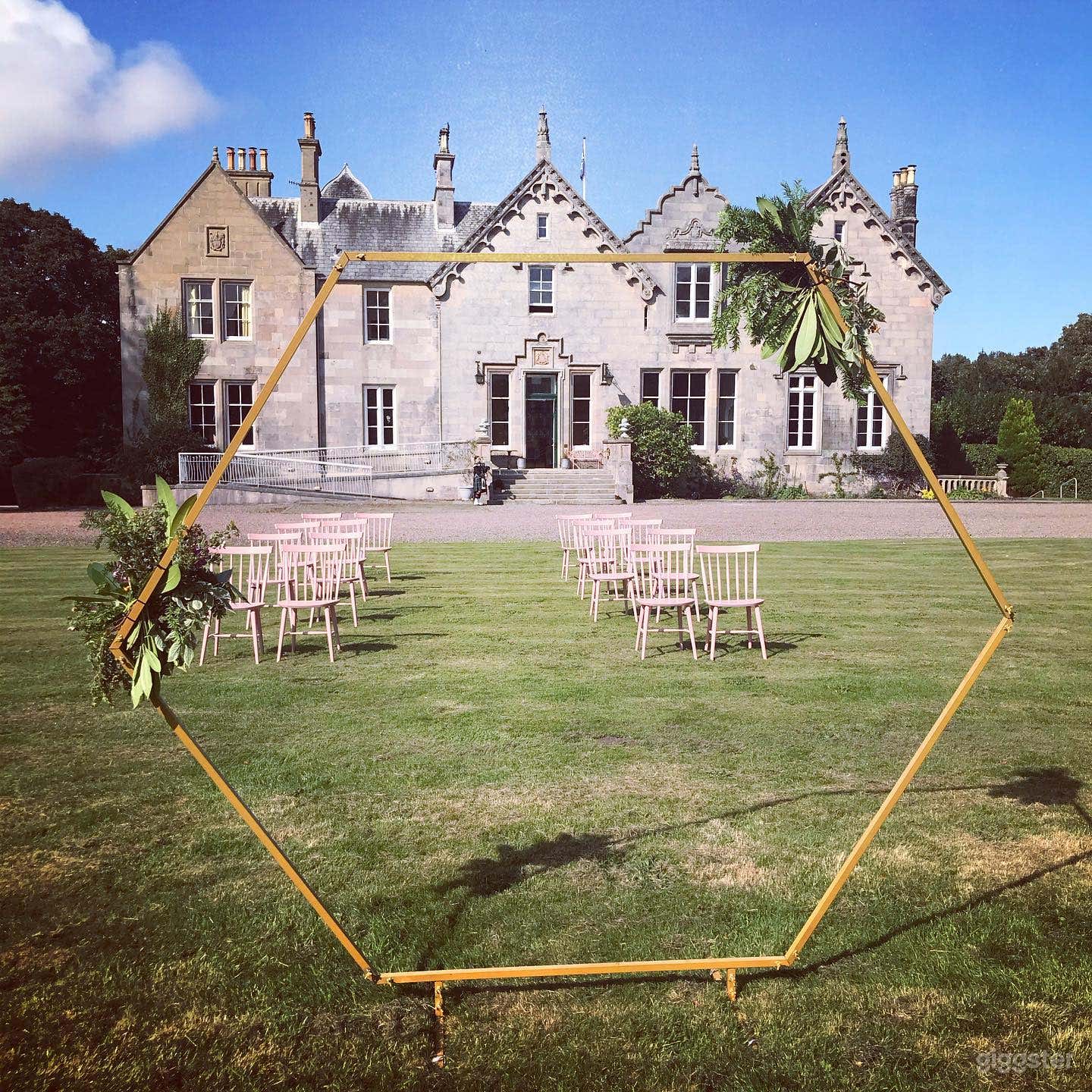 Outside Tipi and Marquee with Garden Photo 3