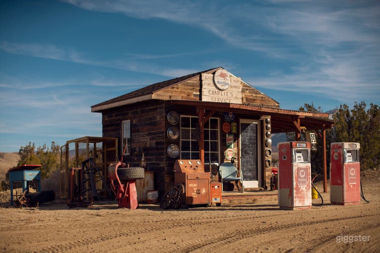  1950s Gas Station  