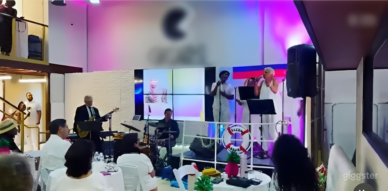 High-End Event Space with Stage, LED Wall & Open Layout 