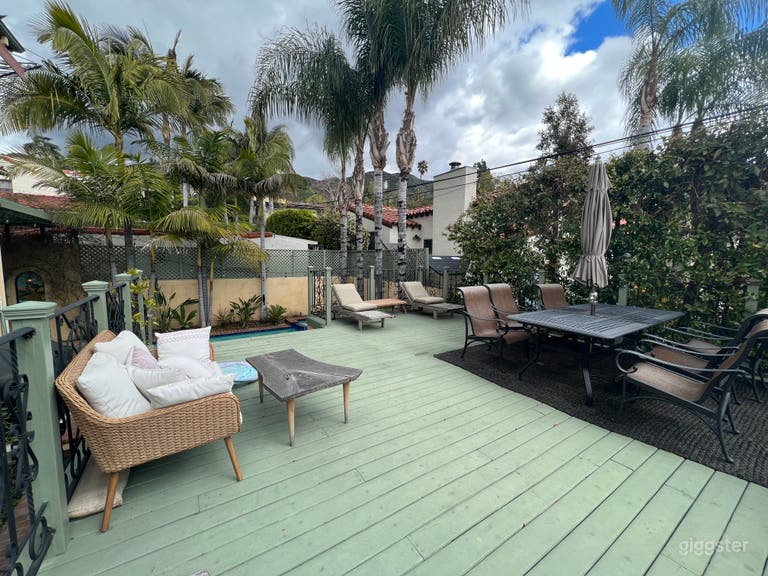  Spacious Mediterranean Modern on Quiet Corner Lot  