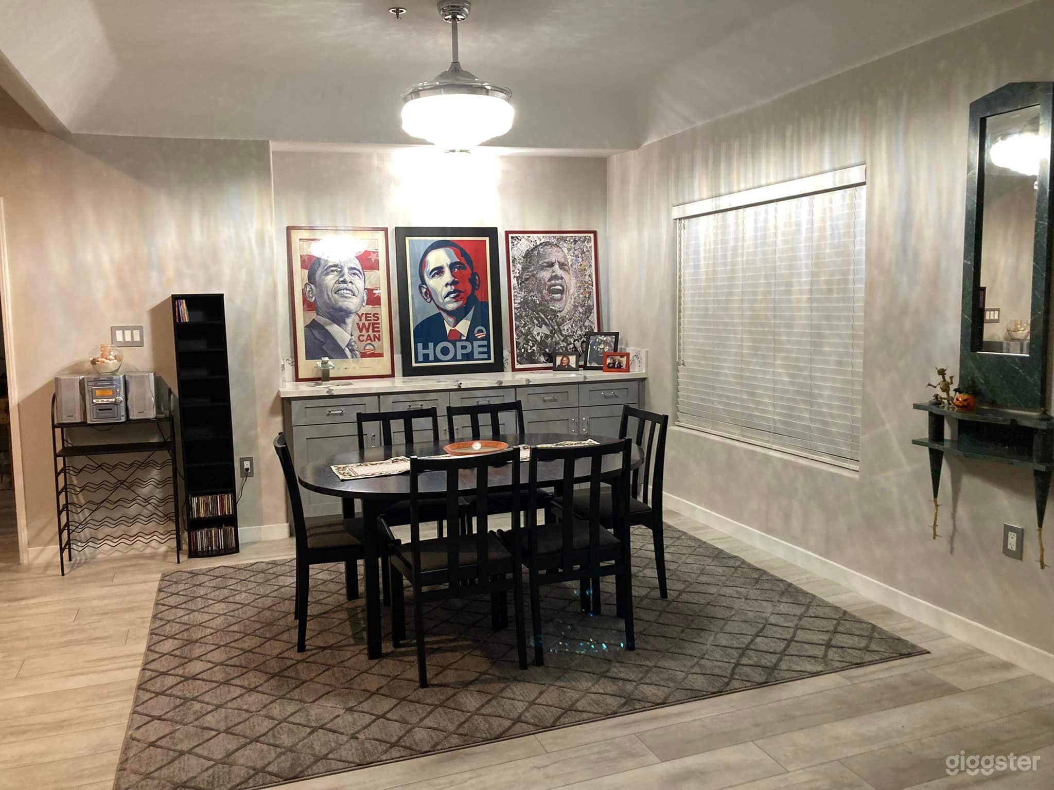 Dining Area - Large open dining room/living room area. 