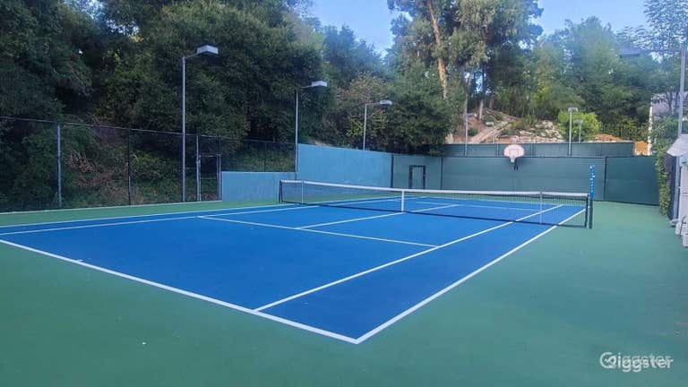  Regulation-sized Tennis court 