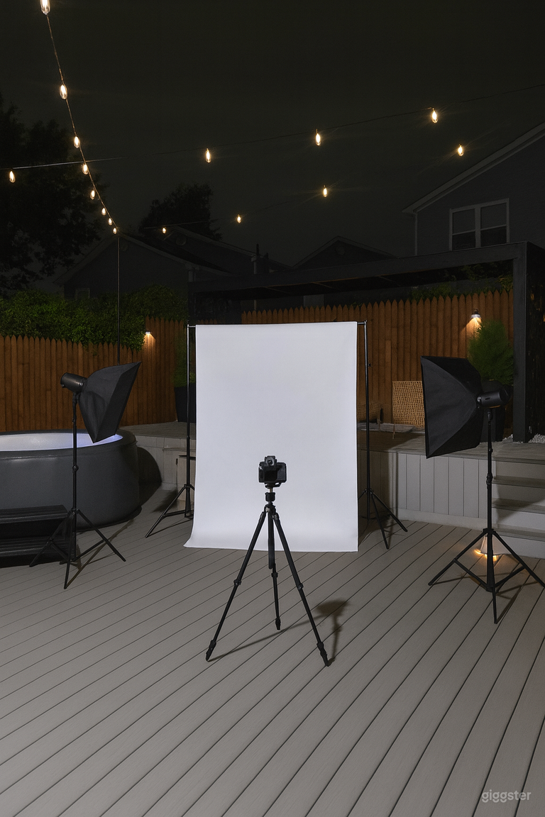  Private party room with outdoor lounge garden with firepit 