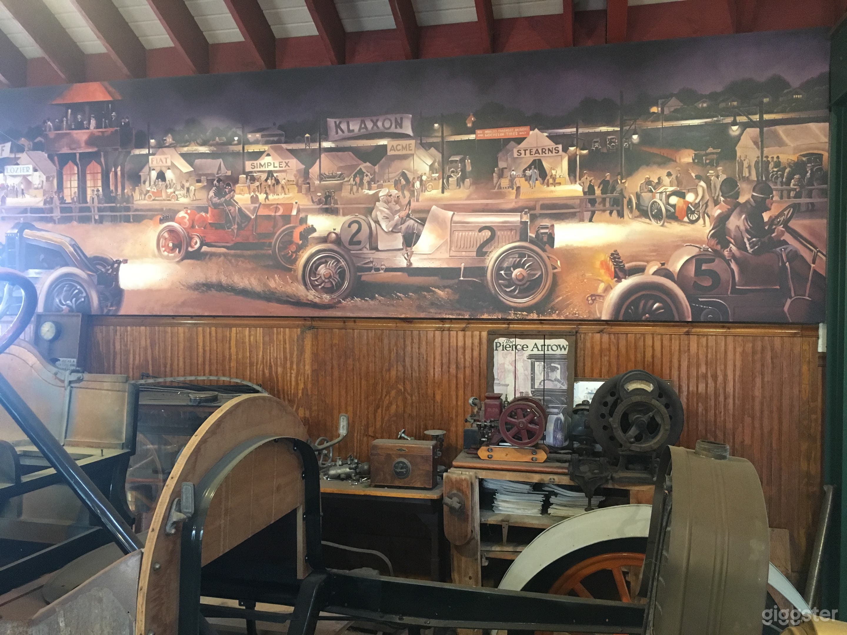 Muriel wall art in museum