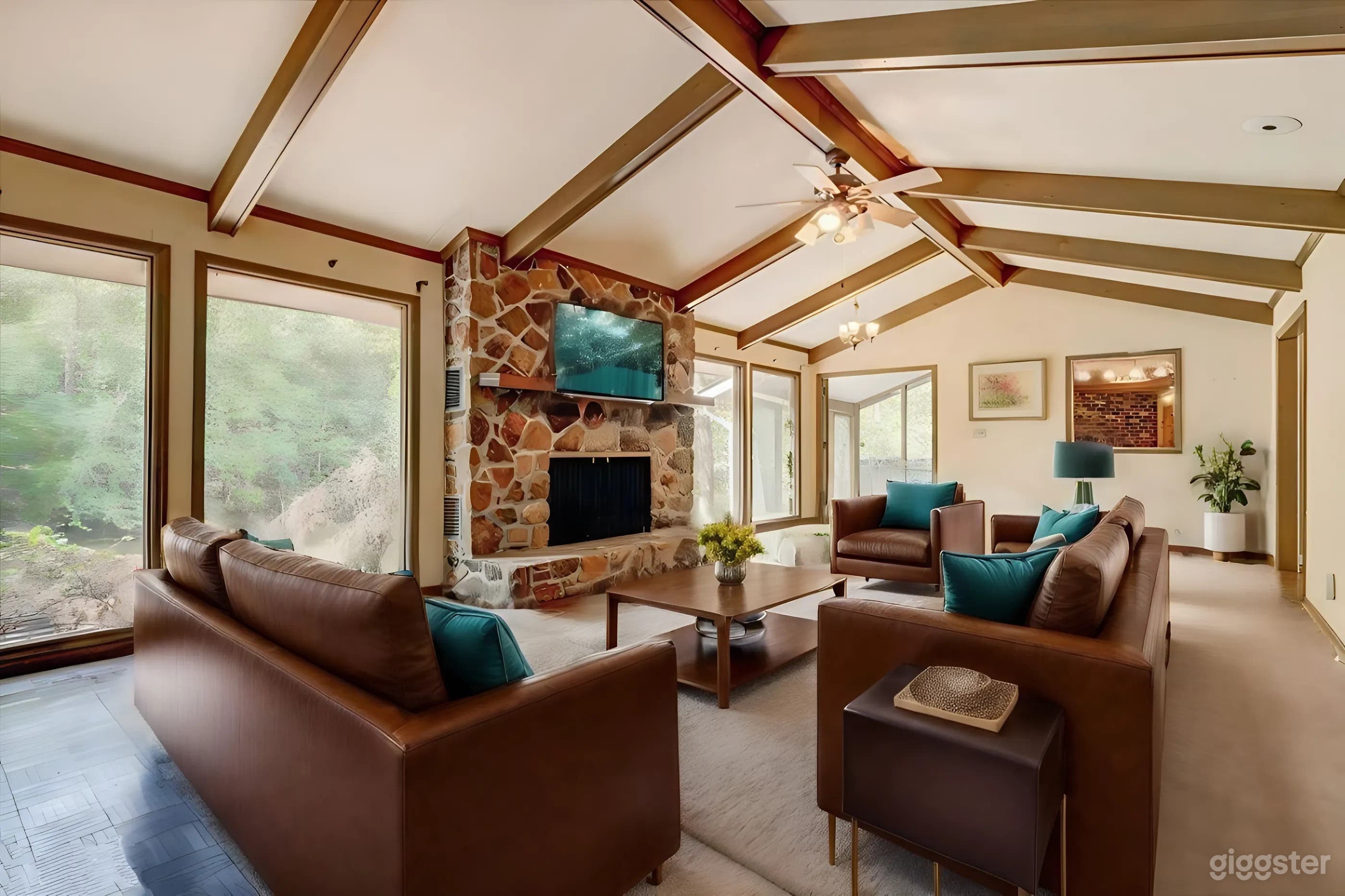 Mid-Century Lakefront Haven on 21 Private Acres Photo 3