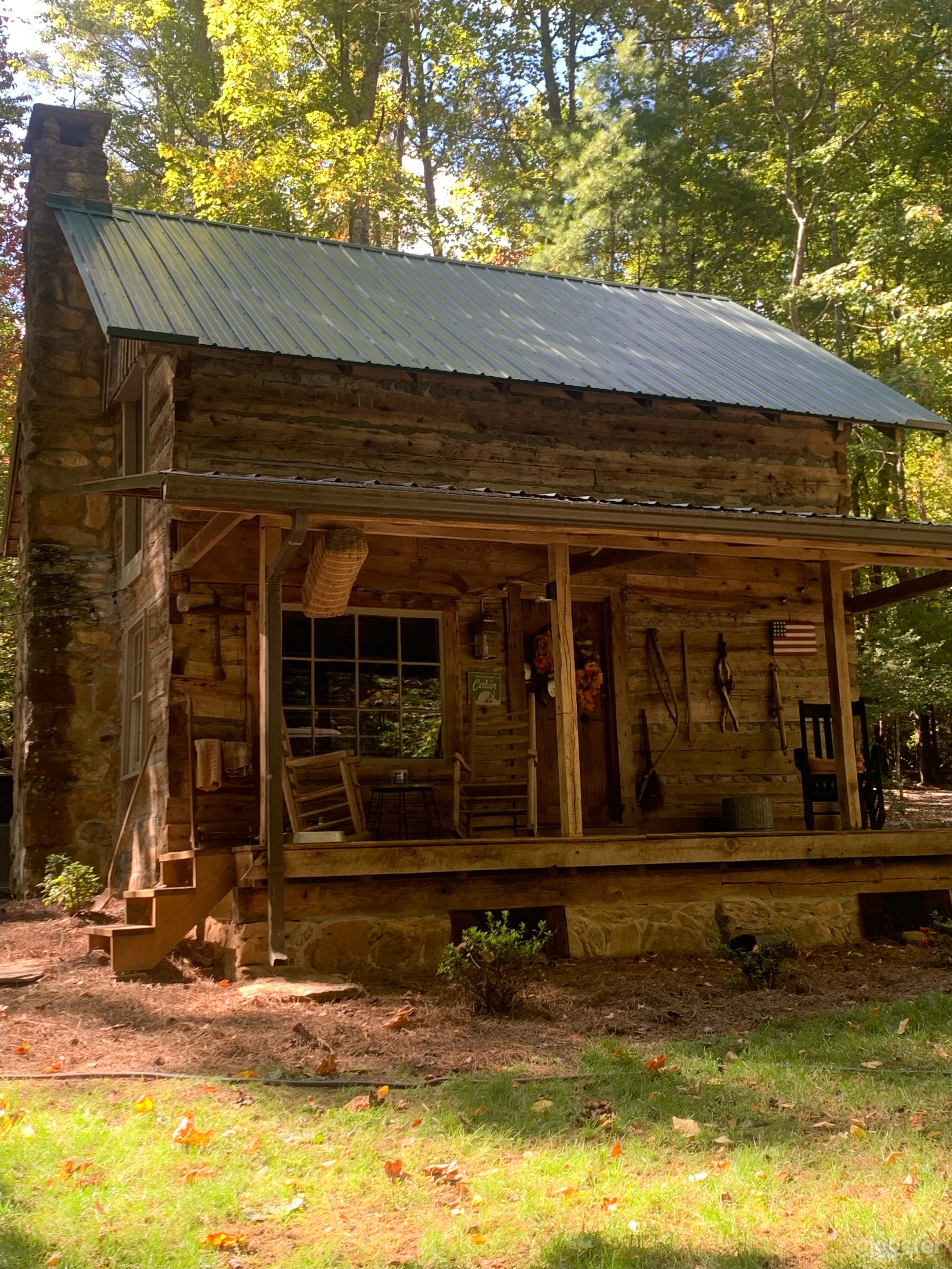 Front view of the cabin