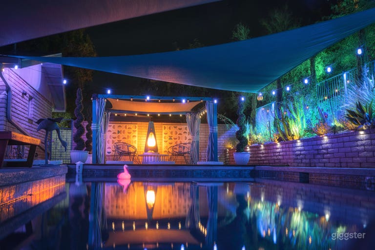  Step inside this fully curated mid-century film location, where every room tells a story... even the Desert Pool Oasis area!  