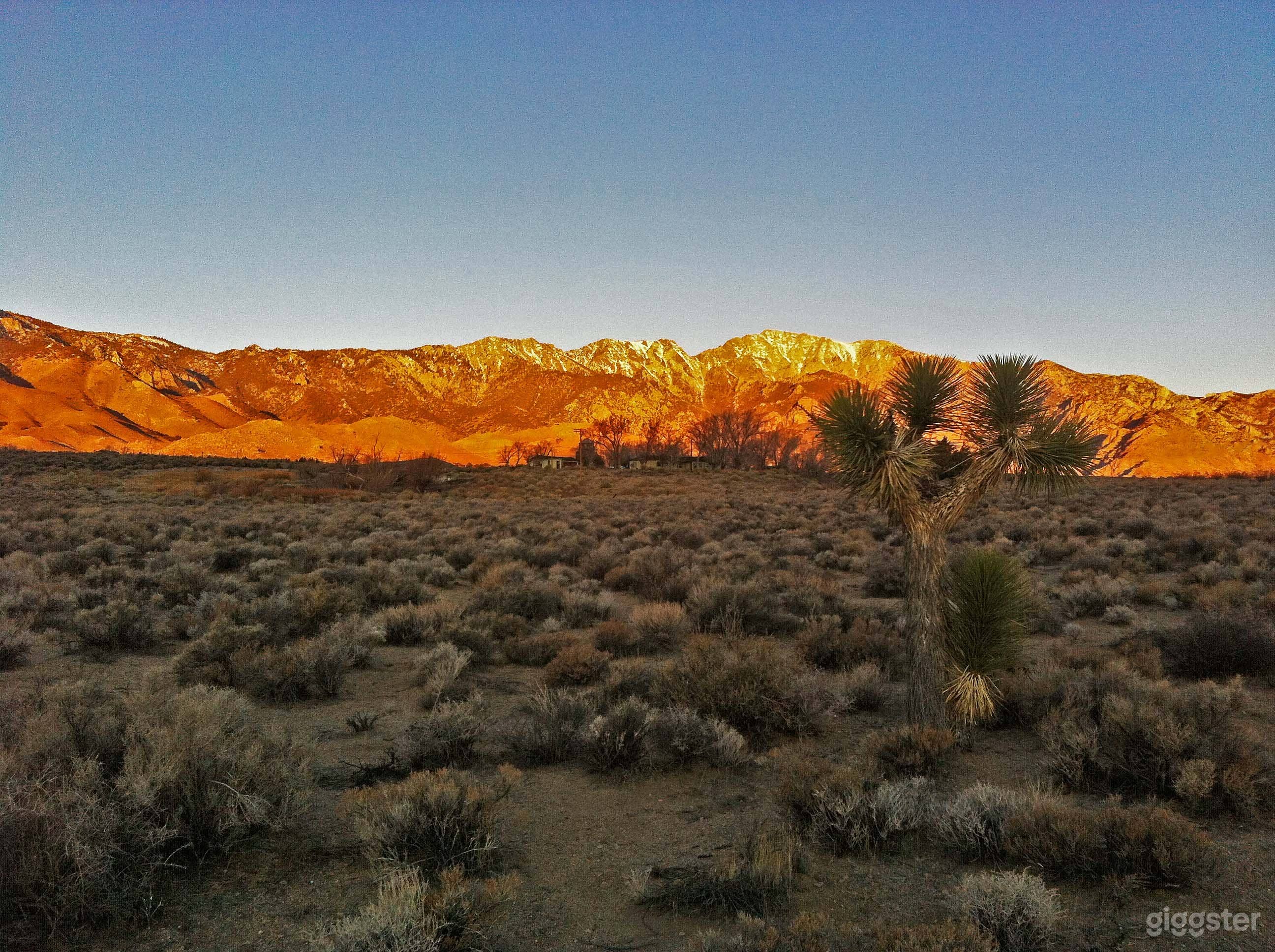 Sage Flats Ranch at the foothills of the Eastern Sierras