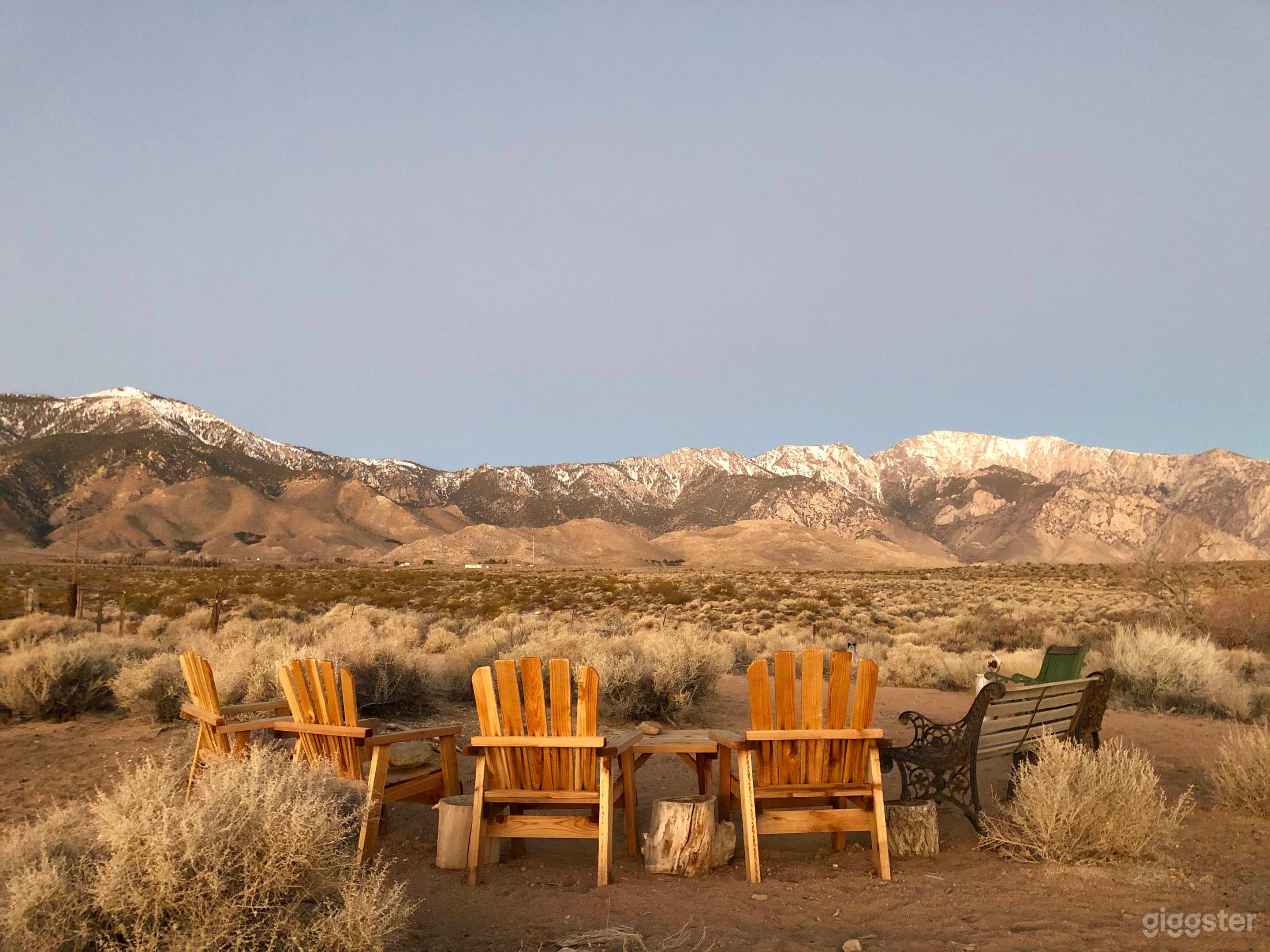 Sunset Circle looks onto Olancha Peak