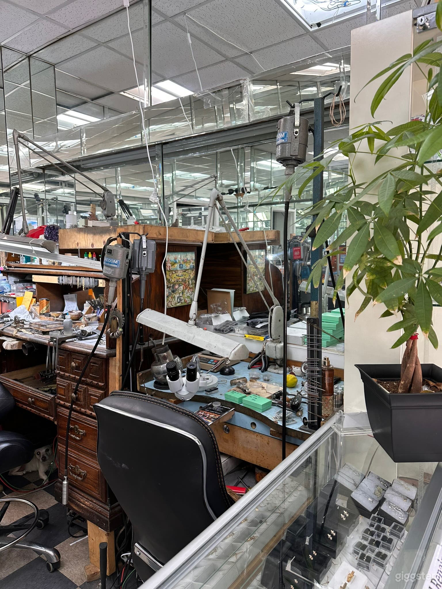 Interior Work Station Close Up