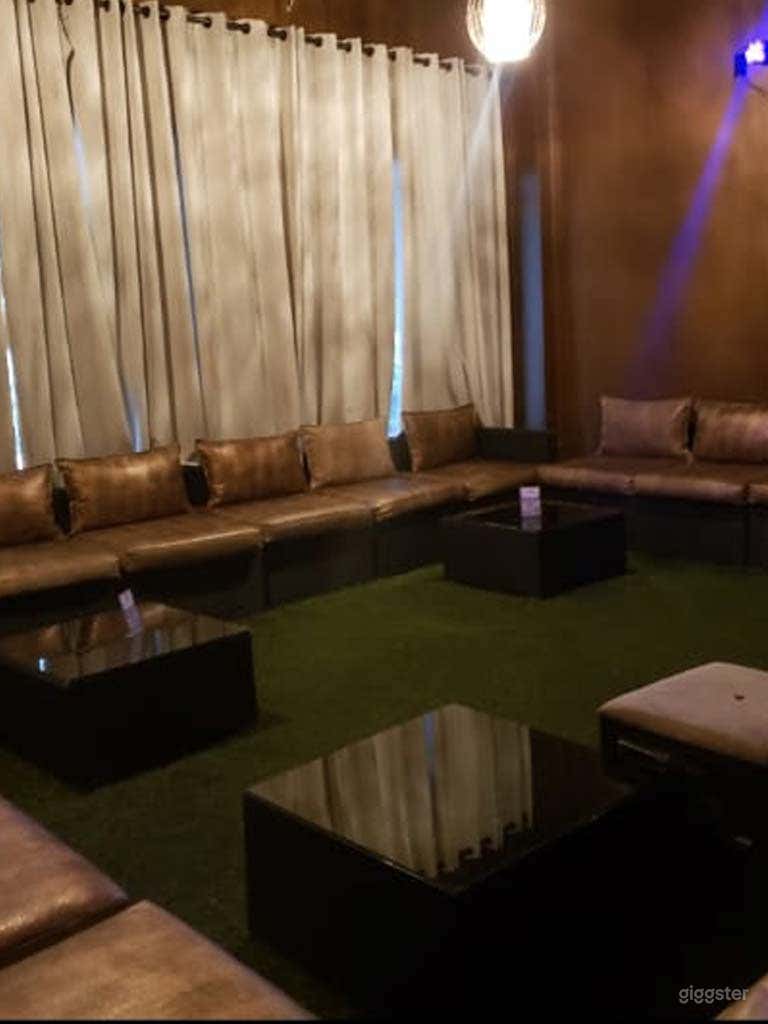 View from corner looking in