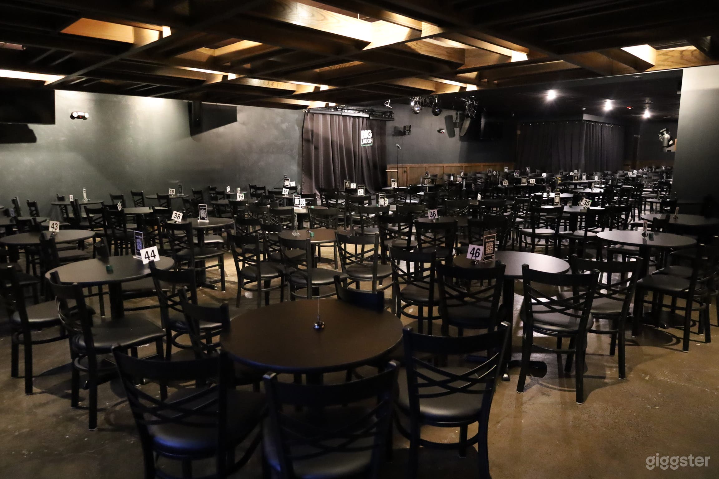 The big room that seats 290 people. 