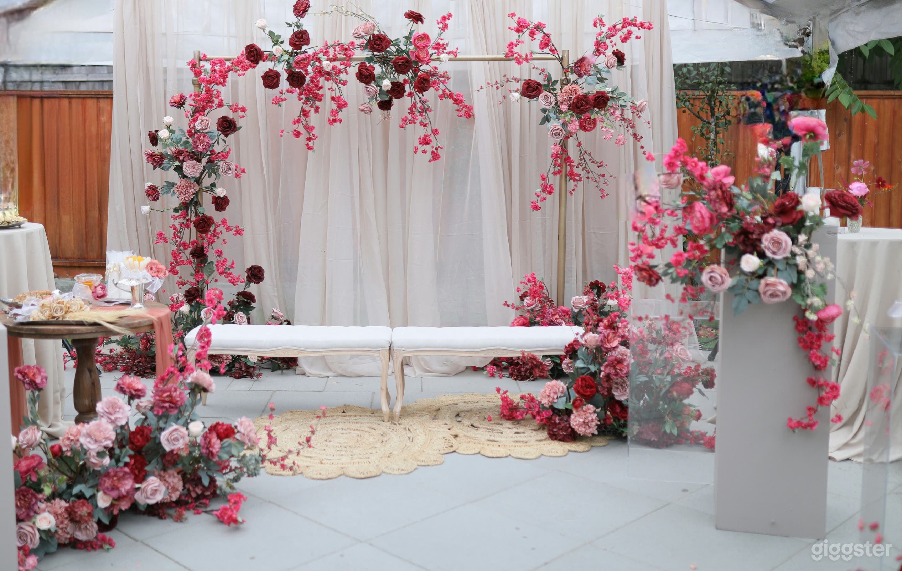 Open concept backyard Photo 1