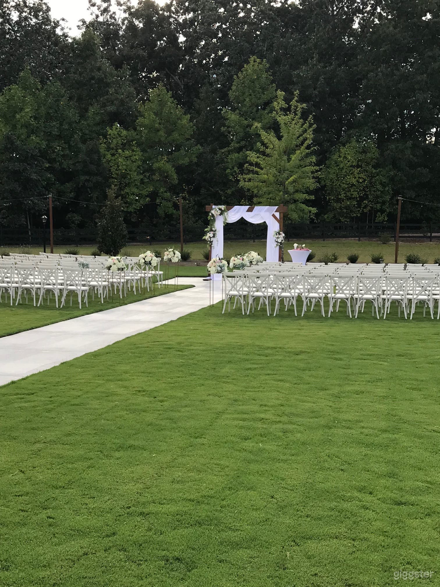 Ceremony Lawn Area 10,000 sq ft