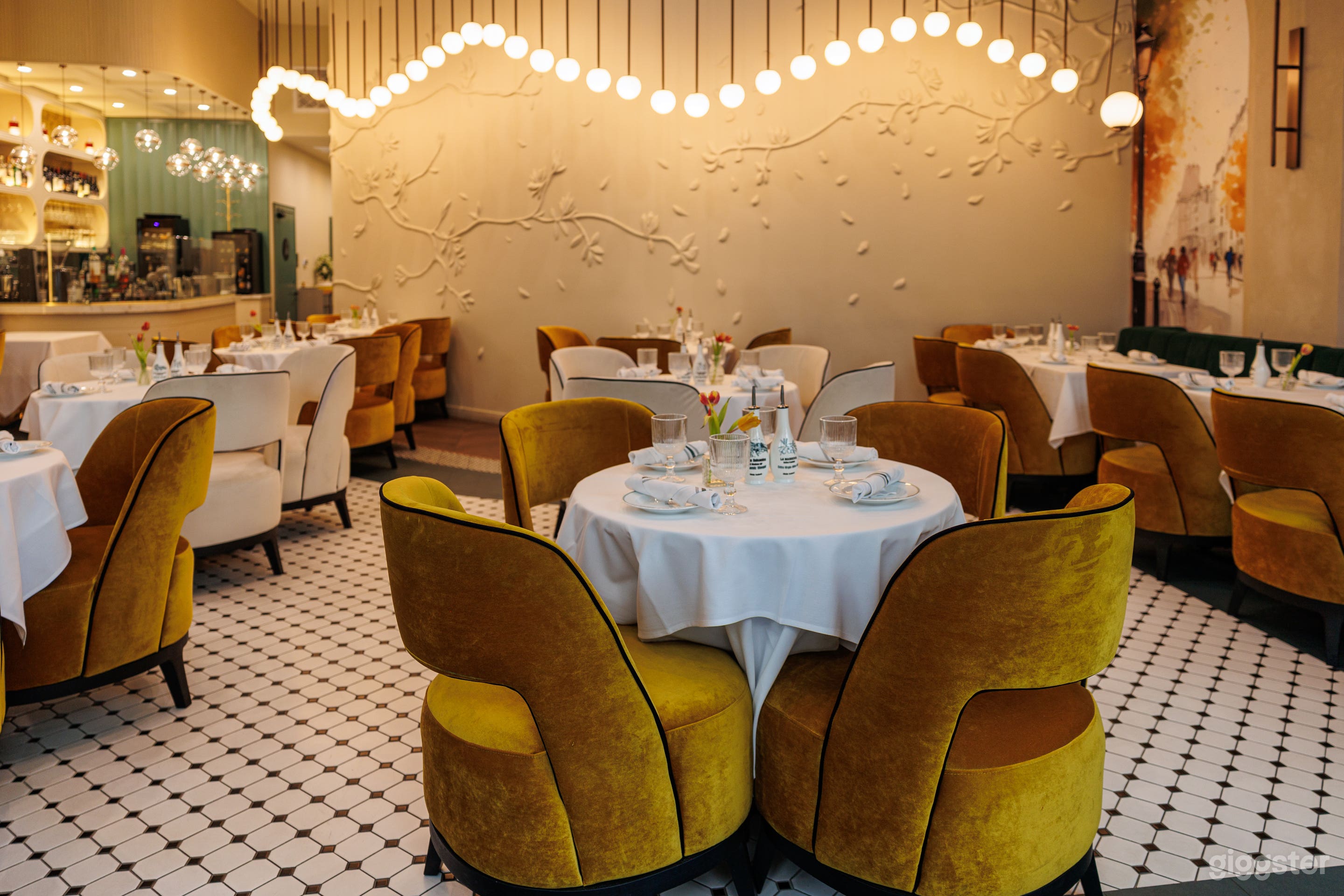 Charming Italian Trattoria with Elegant Interior & Piazza Photo 2