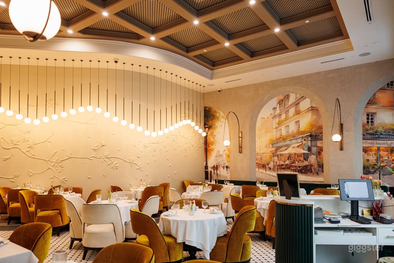  Charming Italian Trattoria with Elegant Interior & Piazza 