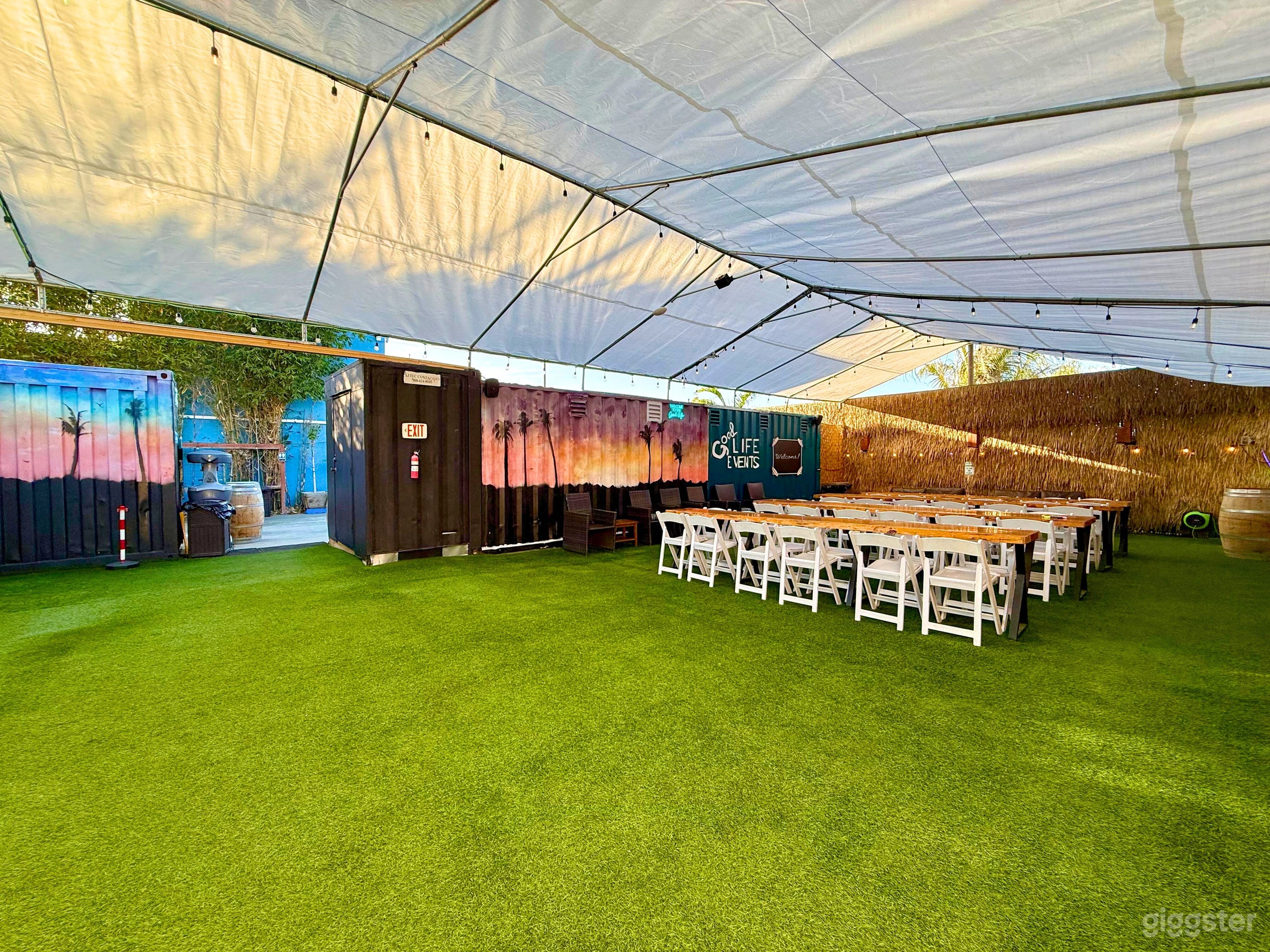 Event Tent with Speakeasy Beach, Game Tent &amp; Catering Area Photo 3