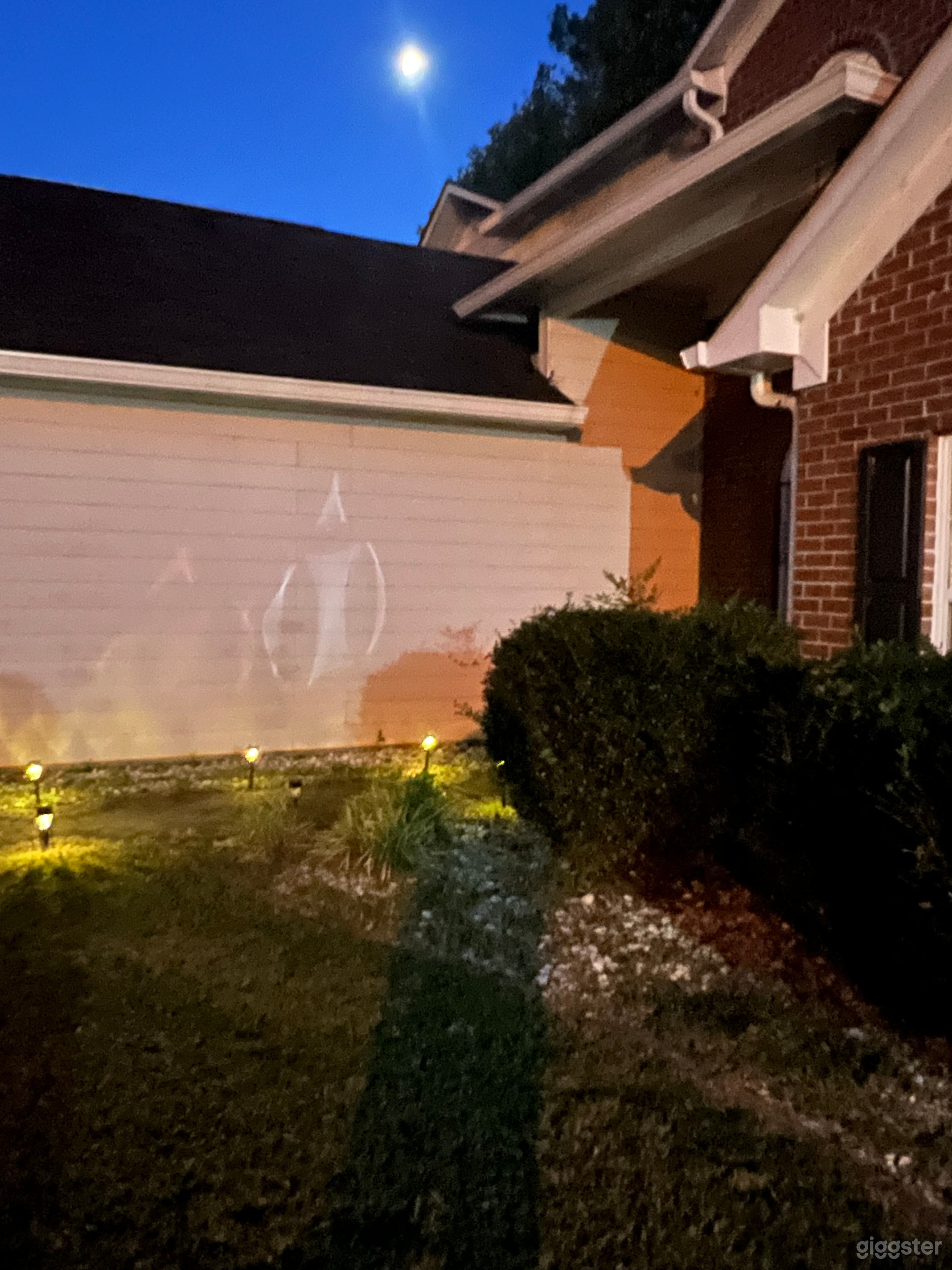 Nightview of Front entry