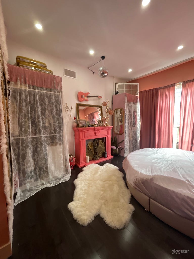  Habitación rosa vintage 