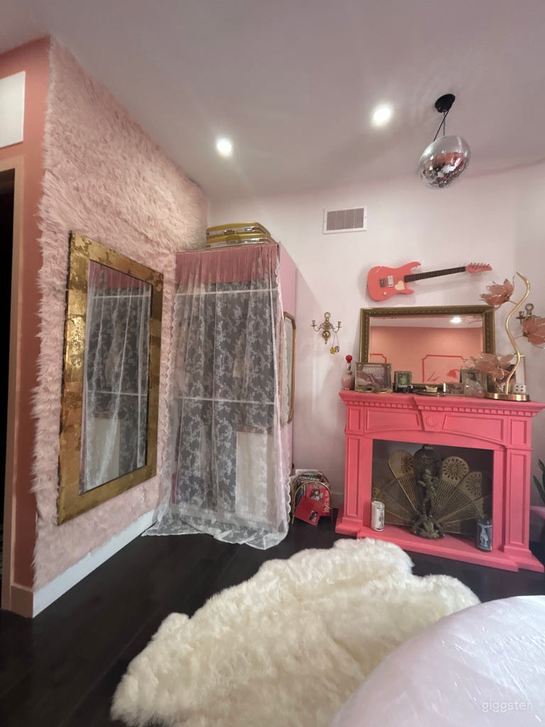  Habitación rosa vintage 