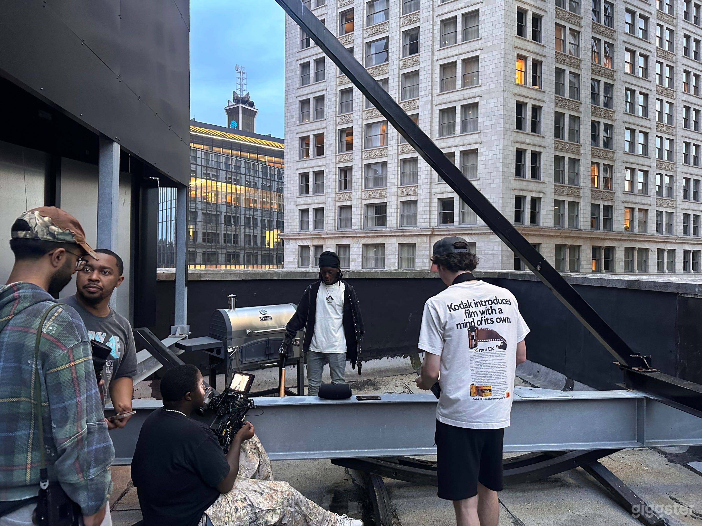 Downtown Historic Rooftop Content Filming Area Photo 1