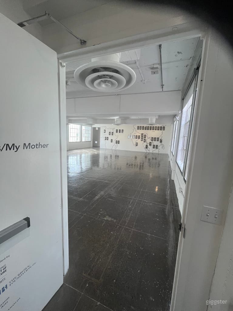  Entrance to 2,400 sq ft event space. Chairs, table, audio system, and video projectors available for additional fee 